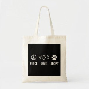Bolsa Tote Adoção do Amor pela Paz