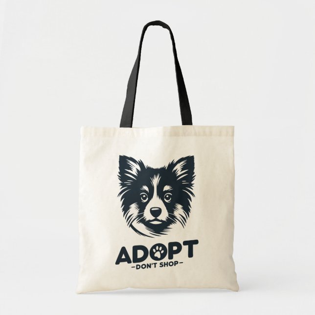 Bolsa Tote Adopt don't shop 3 (Frente)