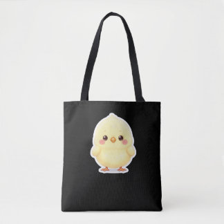 Bolsa Tote Adorable Fluffy Chibi Chick