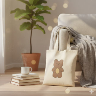 Bolsa Tote  Adorable Teddy Bear Gummy Minimalist Tote Bag