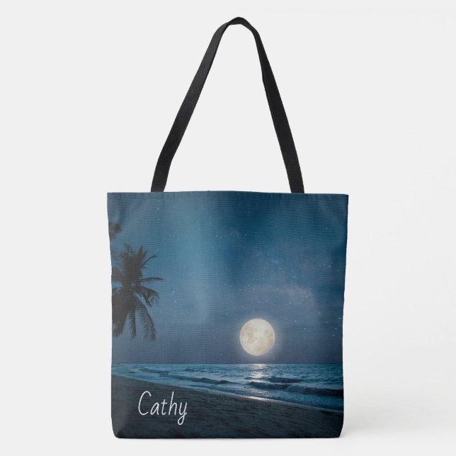 Bolsa Tote Adoráveis Bag de Toques Personalizados da Praia Lu (Frente)