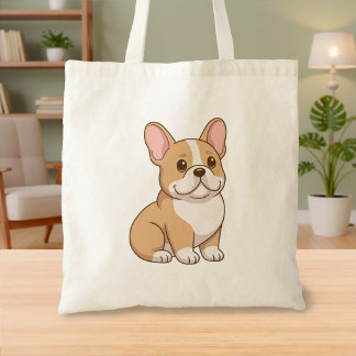 Bolsa Tote Adorável Bulldog Francês