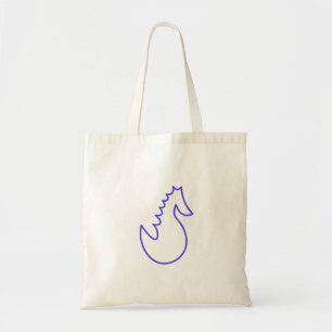 Bolsa Tote Adorável Cavalo de Mar