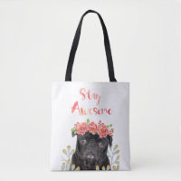 Adorável Fique Incrível Pug Watercolor Crown