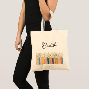 Bolsa Tote Adorável Floral Livresco