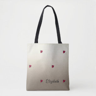 Bolsa Tote Adorável Fofo,Joaninhas,Luminoso-Personalizado