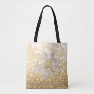 Bolsa Tote Adorável Menina, Margarida, Brilhante, Bokeh