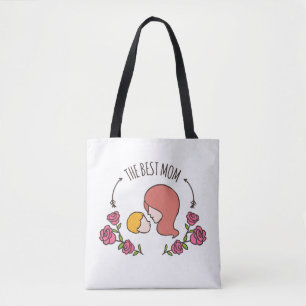 Bolsa Tote Adorável, o melhor Dia de as mães da mãe.