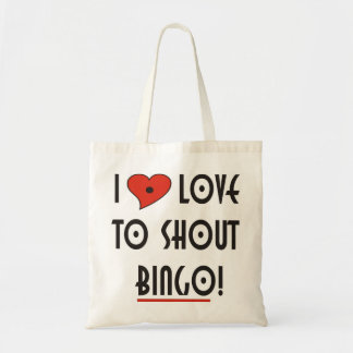 Bolsa Tote Adoro gritar Bingo