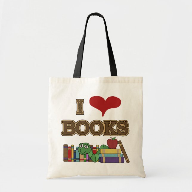 Bolsa Tote Adoro Livros (Frente)
