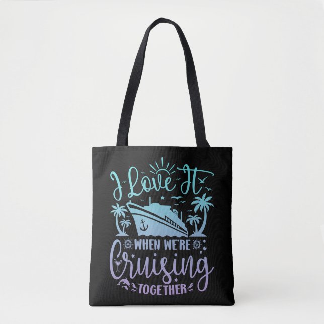Bolsa Tote Adoro quando estamos cruzando juntos Cruise 2024 (Frente)