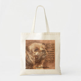 Bolsa Tote Adotar Um Prateleira - Shih Tzu