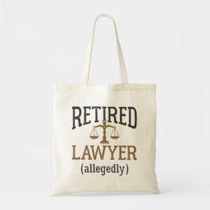 Bolsa Tote Advogado Aposentado Alegadamente Aposentado