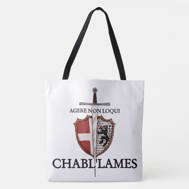 Bolsa Tote Affiche logo AMHE du 74 (Frente)