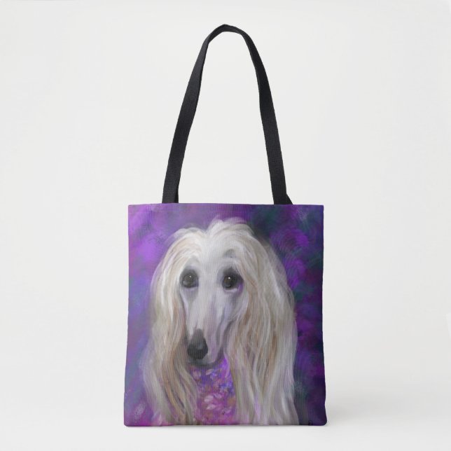 BOLSA TOTE AFGHAN HOUND (Frente)
