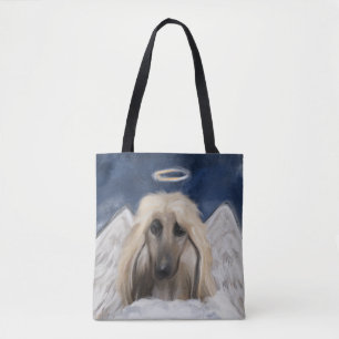 Bolsa Tote Afghan Hound Angel