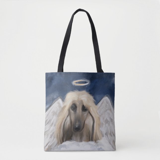 Bolsa Tote Afghan Hound Angel (Frente)