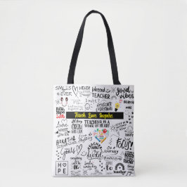 Bolsa Tote AFIRMAÇÕES DO PROFESSOR AO SACO - Personalizado