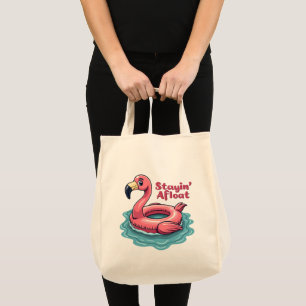 Bolsa Tote Afloat Funny Flamingo Piscina Float Retro
