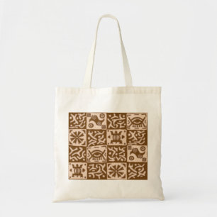 Bolsa Tote África inspirou o design - marrom
