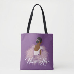 Bolsa Tote Afro-americano conhecido personalizado da