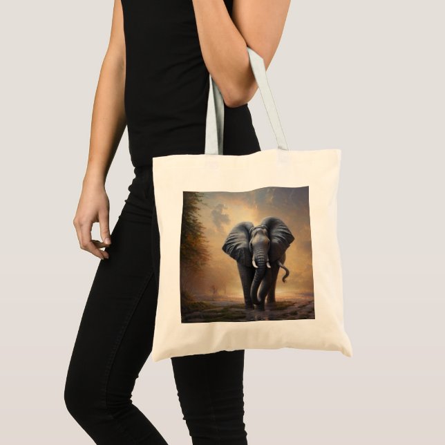 Bolsa Tote Afro-Elefante - O Rei (2023)! (Frente (produto))