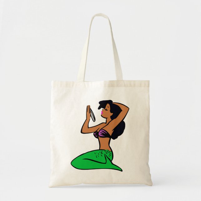 Bolsa Tote afro latina mermaid (Frente)