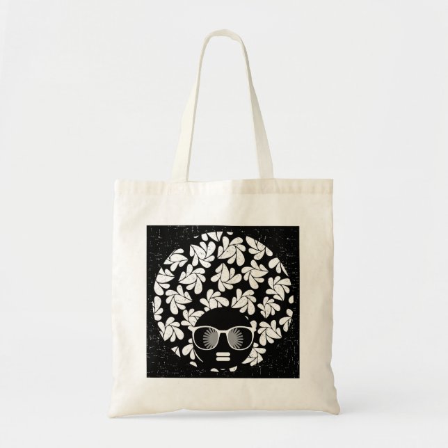Bolsa Tote Afro Love Black & White (Frente)