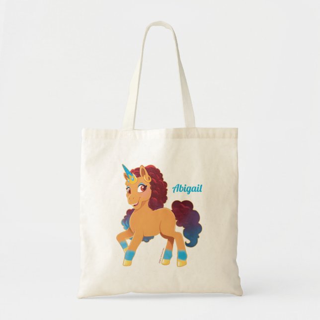 Bolsa Tote Afro Unicorn | Divino Prancing (Frente)