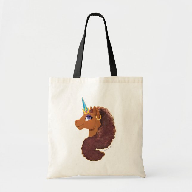 Bolsa Tote Afro Unicorn | Único (Frente)
