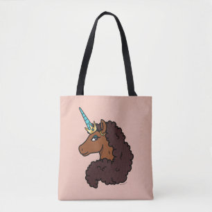 Bolsa Tote Afro Unicorn   Único