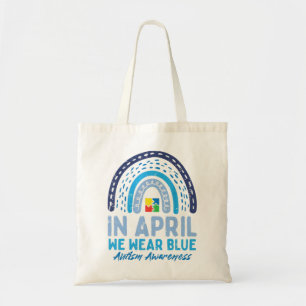 Bolsa Tote Agarra esta fofa em abril Nós Vestimos o Autismo
