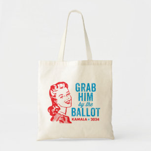 Bolsa Tote Agarra-o no escrutínio - Kamala Harris Tote Bag