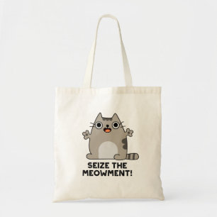Bolsa Tote Agarrar A Caneta De Gato Positiva De Meow-ment