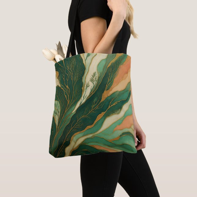 Bolsa Tote Agate do ouro (Close Up)