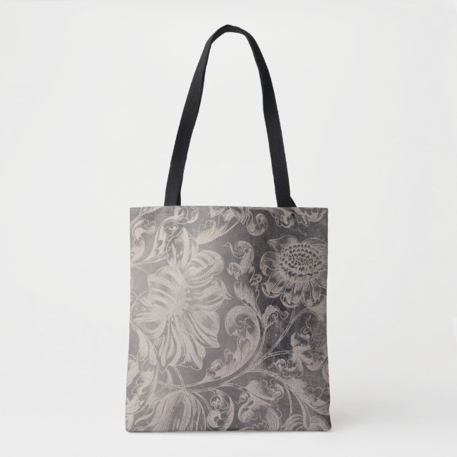 Bolsa Tote Aged Floral (Frente)