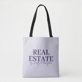 Bolsa Tote Agente Imobiliário Lavanda Moderna