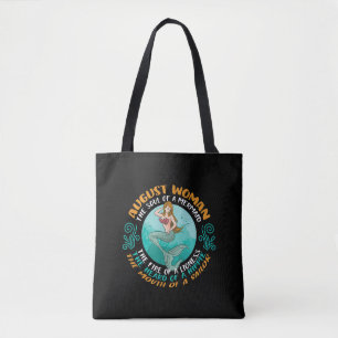 Bolsa Tote Agosto Mulher Alma Da Sereia Leo Zodiac Aniversári