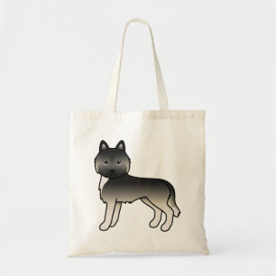 Bolsa Tote Agouti Siberian Husky Cute Cartoon Tote Bag