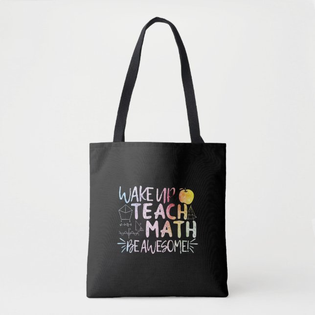Bolsa Tote Agradecimento ao Professor de Matemática - Seja In (Frente)