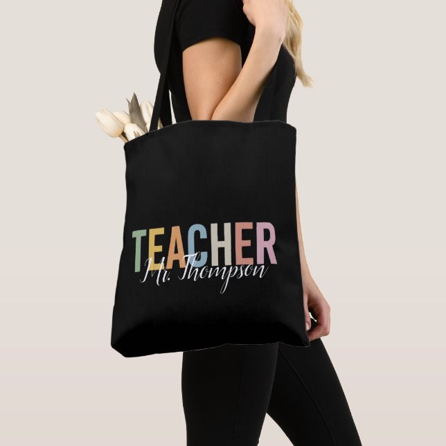 Bolsa Tote Agradecimento Personalizado ao Professor Volta às  (Close Up)