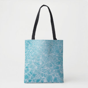Bolsa Tote Água azul cristalina