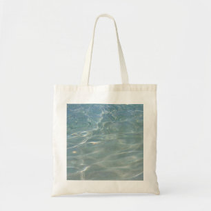 Bolsa Tote Água Caribenha Abstrata Azul Natureza