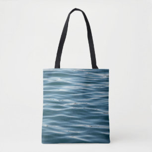 Bolsa Tote Água do mar de manhã