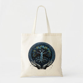 Bolsa Tote Água e Sabedoria: A Árvore Celta Mística da Vida