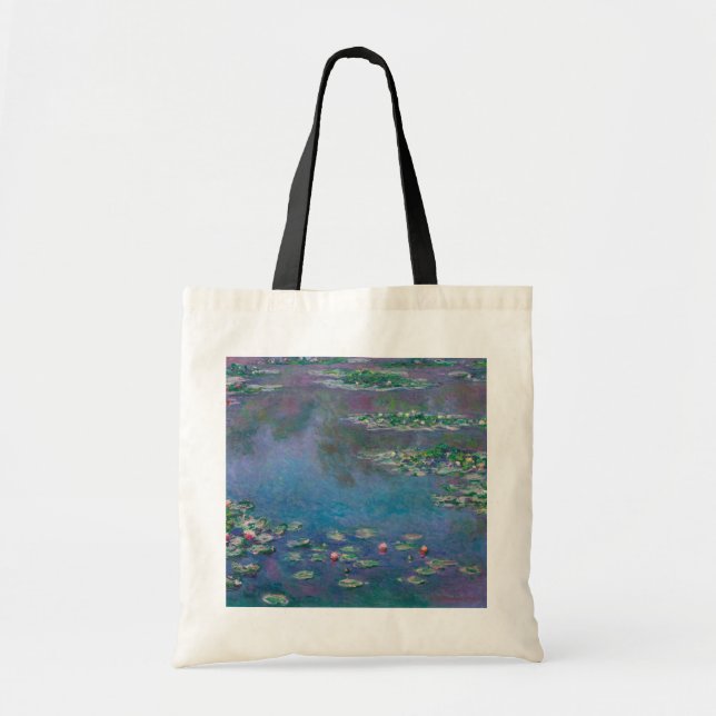 Bolsa Tote Água Lily Pond, Monet (Frente)