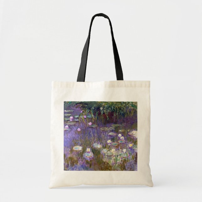 Bolsa Tote Água Lily Pond, Monet (Frente)