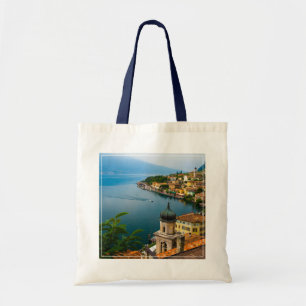 Bolsa Tote Água   San Benedetto Church Lake Garda, Itália