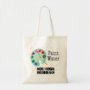 Bolsa Tote Água Tinta Não Beba