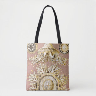 Bolsa Tote Água-viva, Discomedusae por Ernst Haeckel